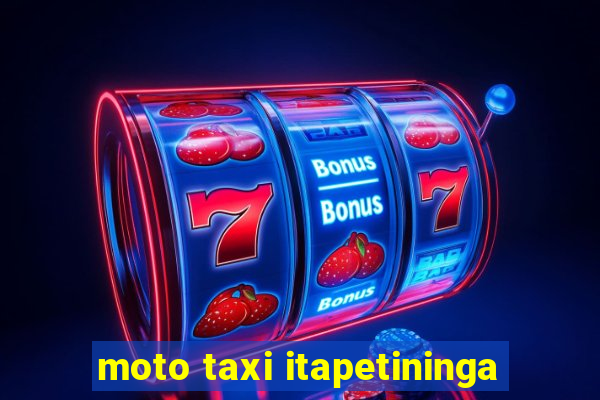 moto taxi itapetininga